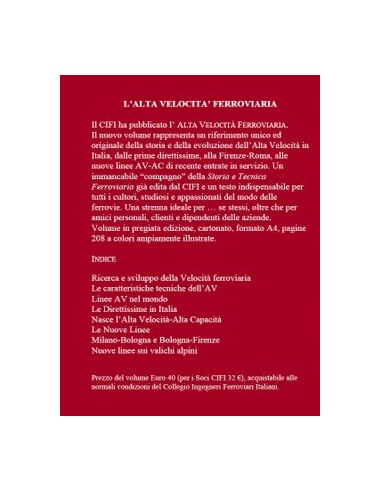 L'Alta Velocità ferroviaria