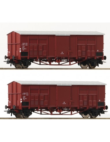 Roco 76164 - Set 2 carri Ghks a tetto spiovente