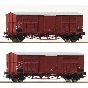 Roco 76164 - Set 2 carri Ghks a tetto spiovente