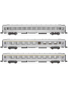 HN4322 - Set di 3 carrozze DEV Inox “La Mouette”