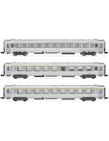 HN4322 - Set di 3 carrozze DEV Inox “La Mouette”
