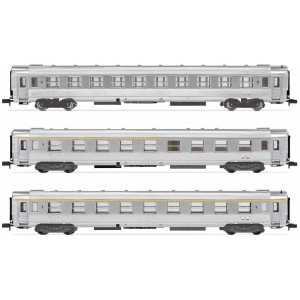 HN4322 - Set di 3 carrozze DEV Inox “La Mouette”