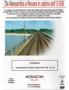 Da Alessandria a Novara in cabina della E.636 2