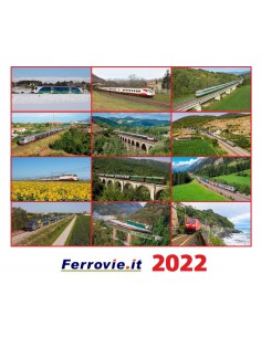 Calendario Ferrovie.it 2022 da tavolo