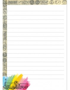 Taccuino di viaggio come un treno 2