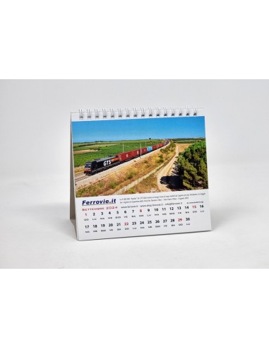 Calendario Ferrovie.it 2024 da tavolo