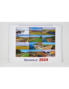 Calendario Ferrovie.it 2024 da parete