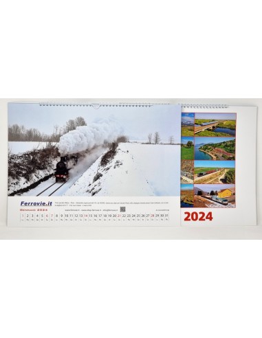 Calendario Ferrovie.it 2024 da parete