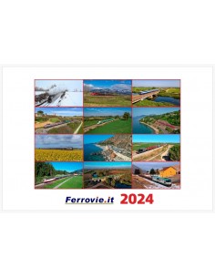 Calendario Ferrovie.it 2024 da parete 2