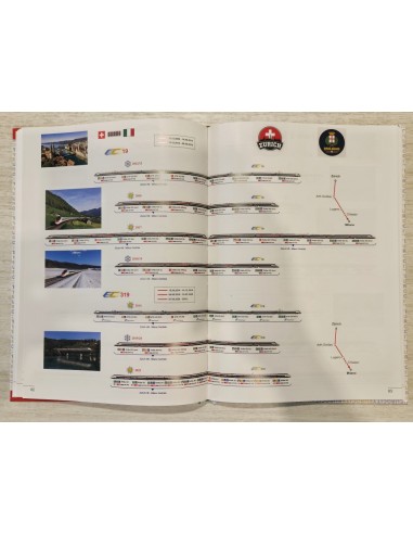 Le composizioni dei treni EuroCity in Italia...