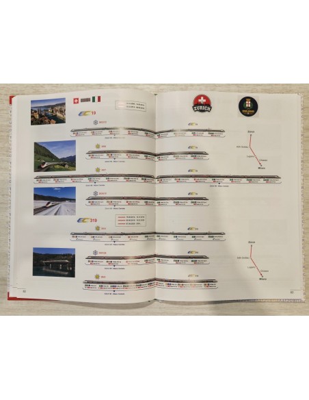 Le composizioni dei treni EuroCity in Italia (1987-2024)