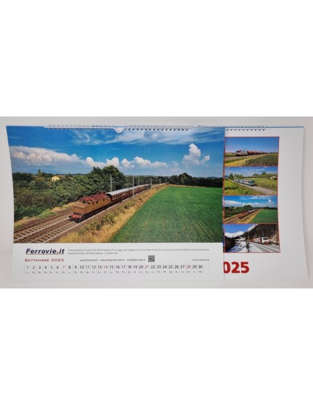 Calendario Ferrovie.it 2025 da parete