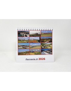 Calendario Ferrovie.it 2026 da tavolo