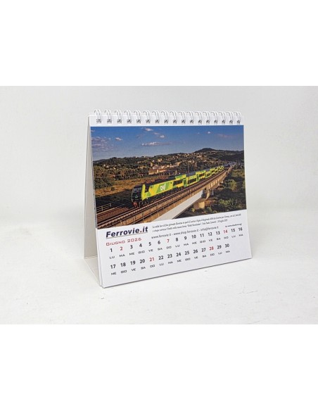 Calendario Ferrovie.it 2026 da tavolo