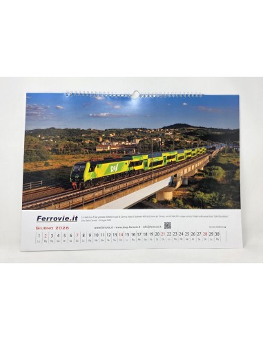 Calendario Ferrovie.it 2026 da parete