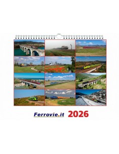 Calendario Ferrovie.it 2026 da parete