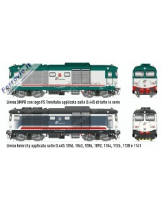 Poster locomotive Diesel FS D.445 2