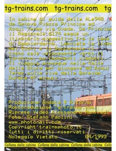 Genova P.P.-Acqui Terme In cabina di guida della ALe 2