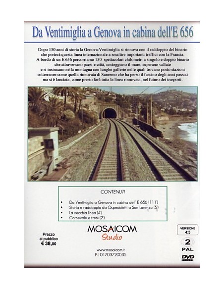 Da Ventimiglia a Genova in cabina dell'E.656