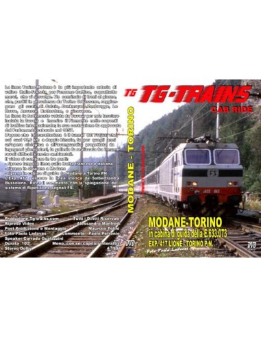 EXP 417 Modane-Torino P.N. - Dalla cabina di...